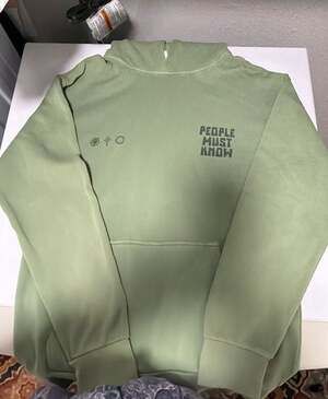 The Chosen People Must Know Sea Green Pullover Hoodie